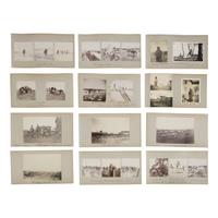 [Western Americana]. A group of 60 photographs documenting Native subjects, ceremonies, and camp scenes in the Dakotas, including Pine Ridge. Ca late 19th-early 20th century.