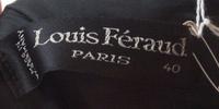 A Louis Feraud Black Velvet Dress, Size 40.