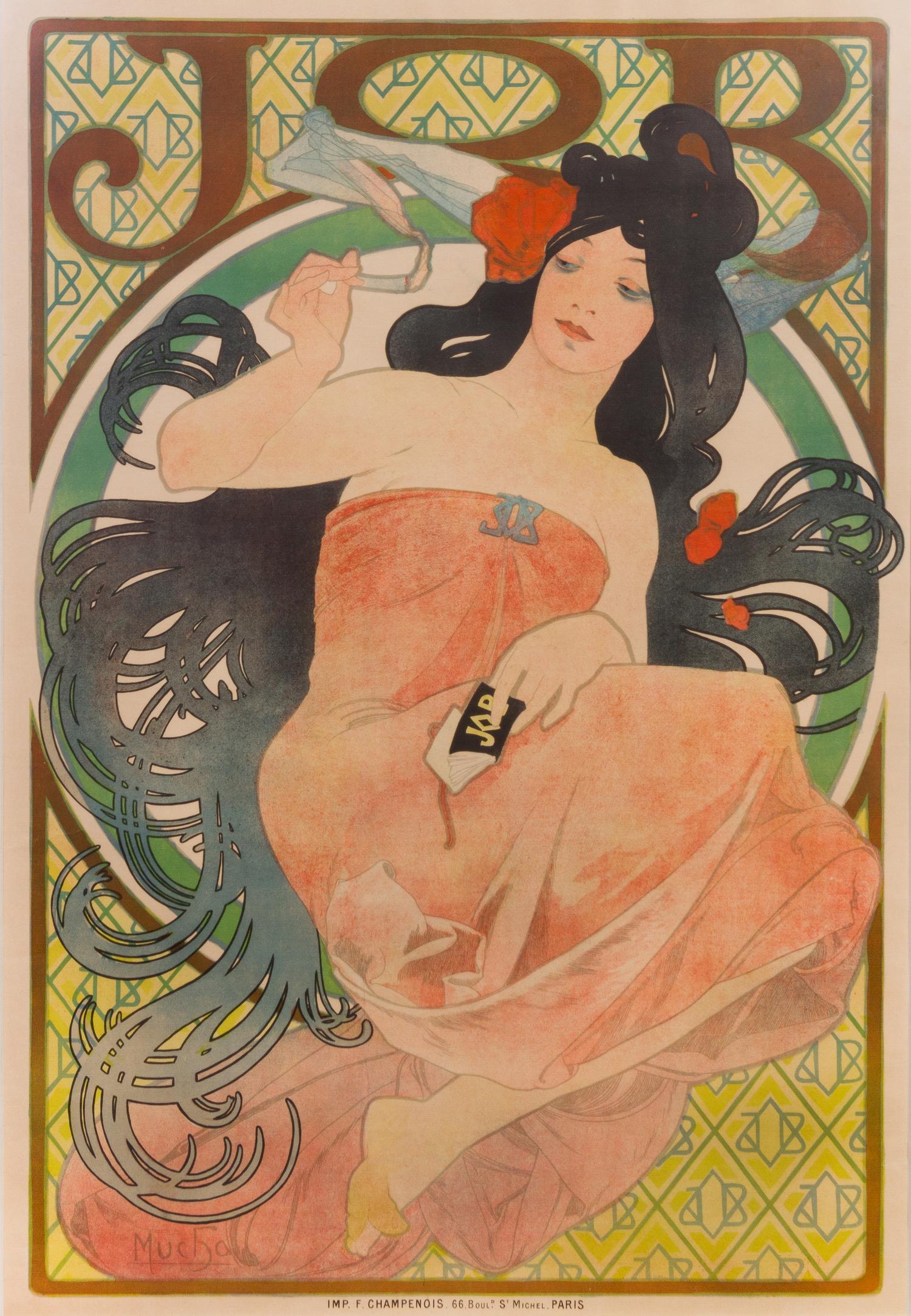Alphonse Mucha, (Czech, 1860-1939), Job, 1898