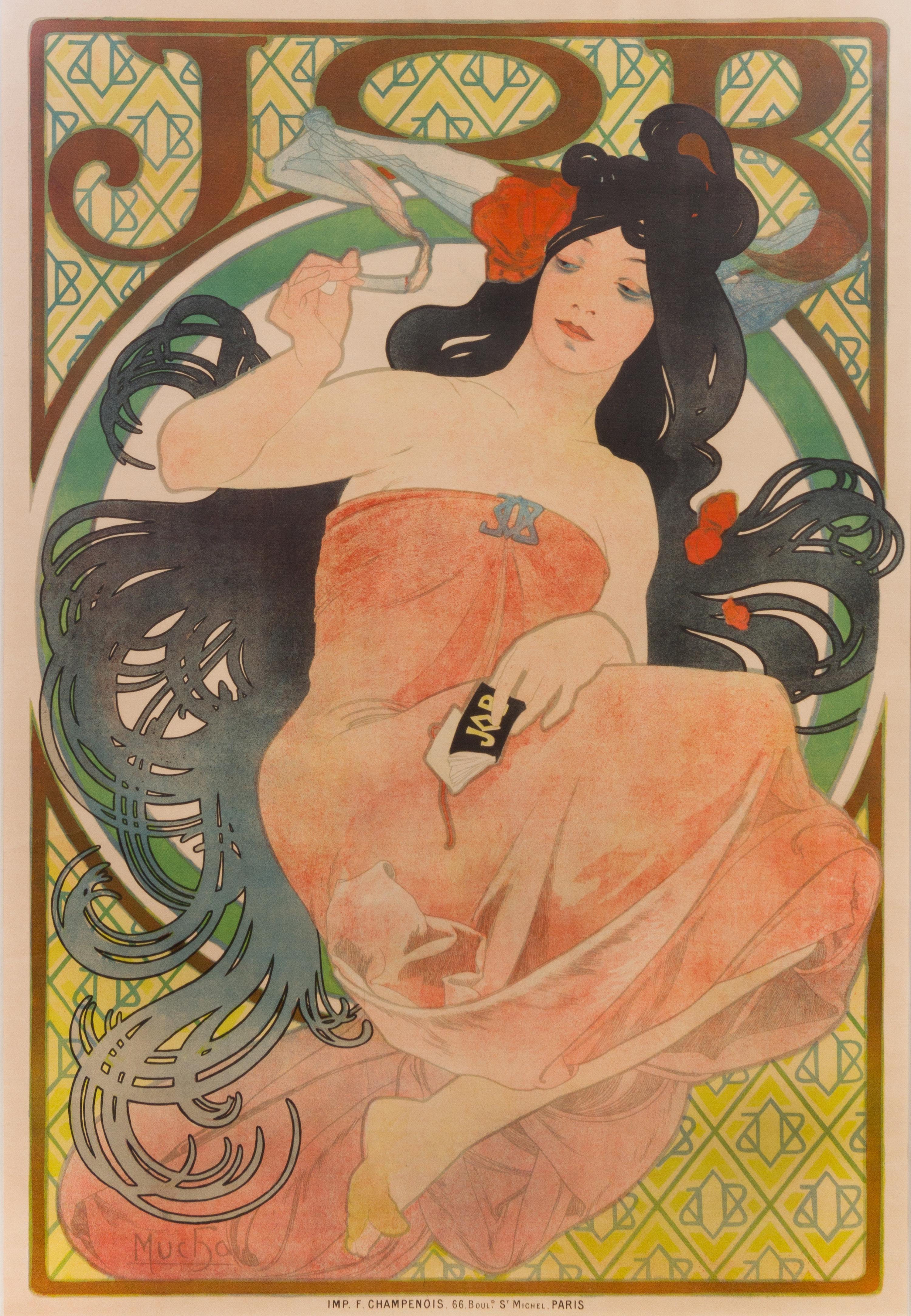 Alphonse Mucha, (Czech, 1860-1939), Job, 1898