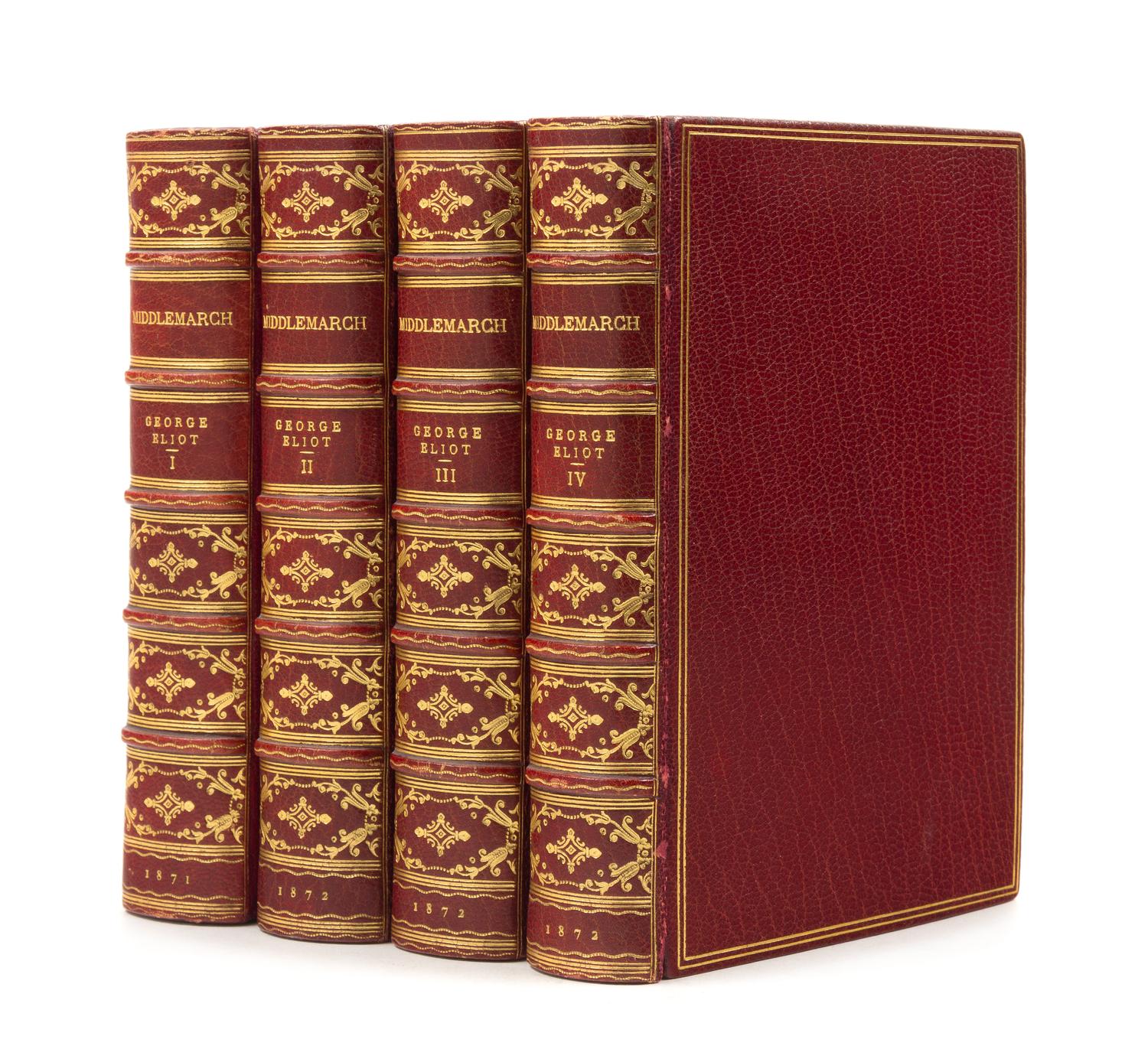 ELIOT, George (1819-1880). Middlemarch. Edinburgh and London: William Blackwood and Sons, 1871-1872.