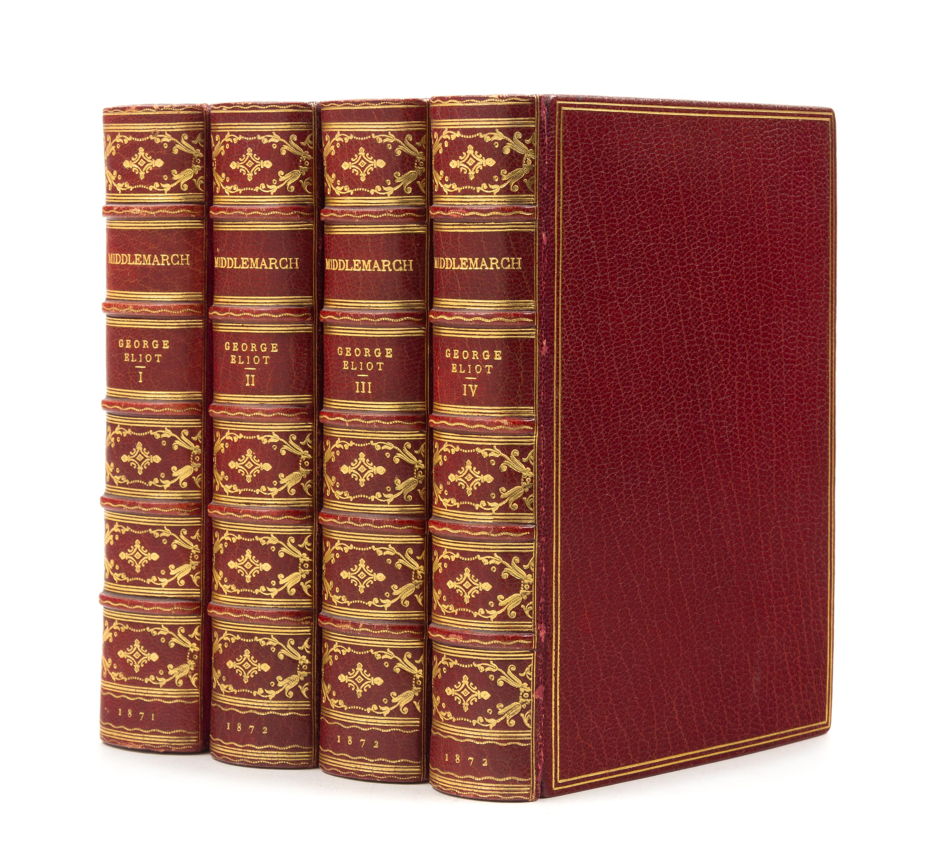 ELIOT, George (1819-1880). Middlemarch. Edinburgh and London: William Blackwood and Sons, 1871-1872.