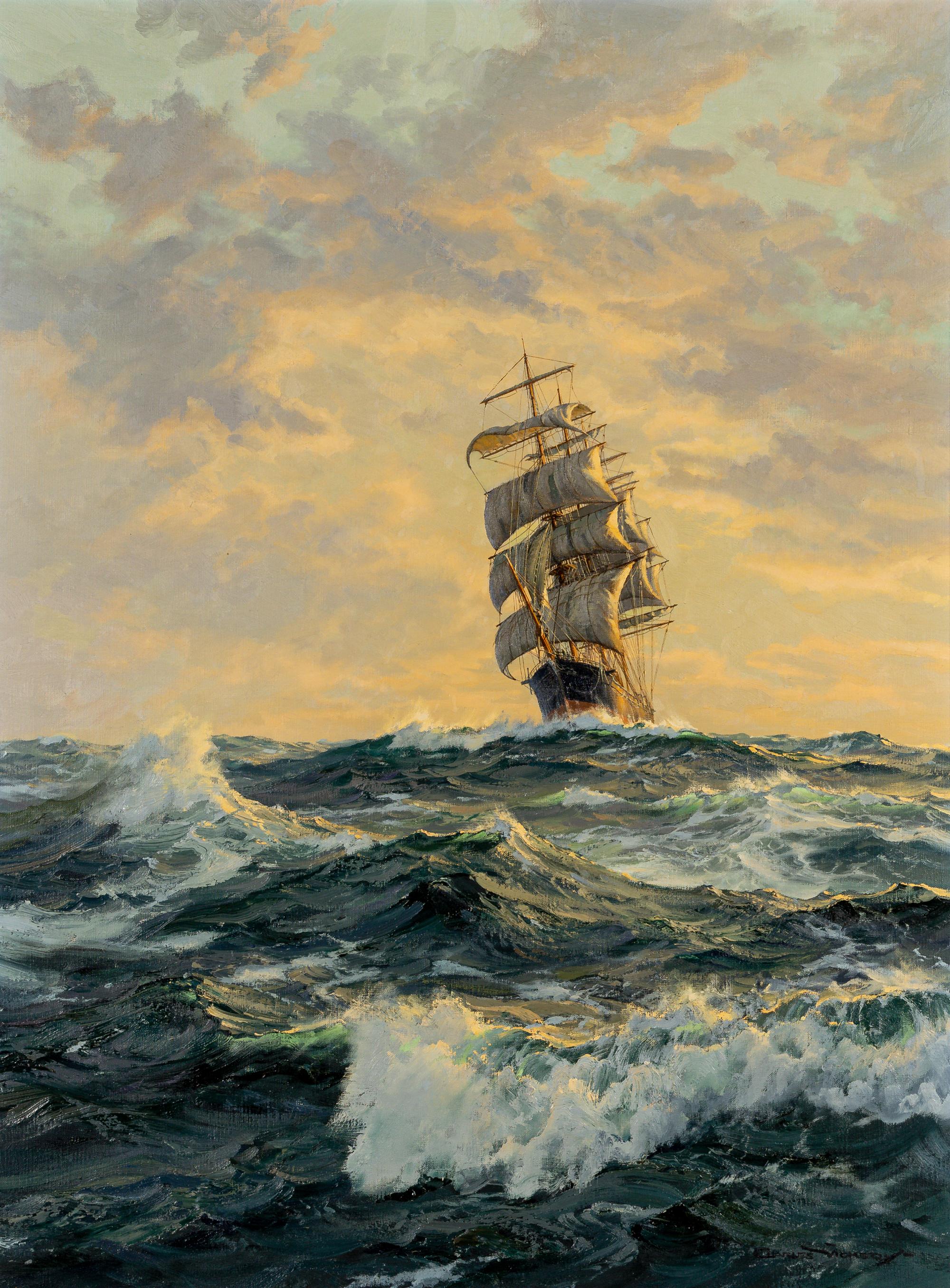 Across the Western Sea (Ship William Law, Yarmouth, N.S.)