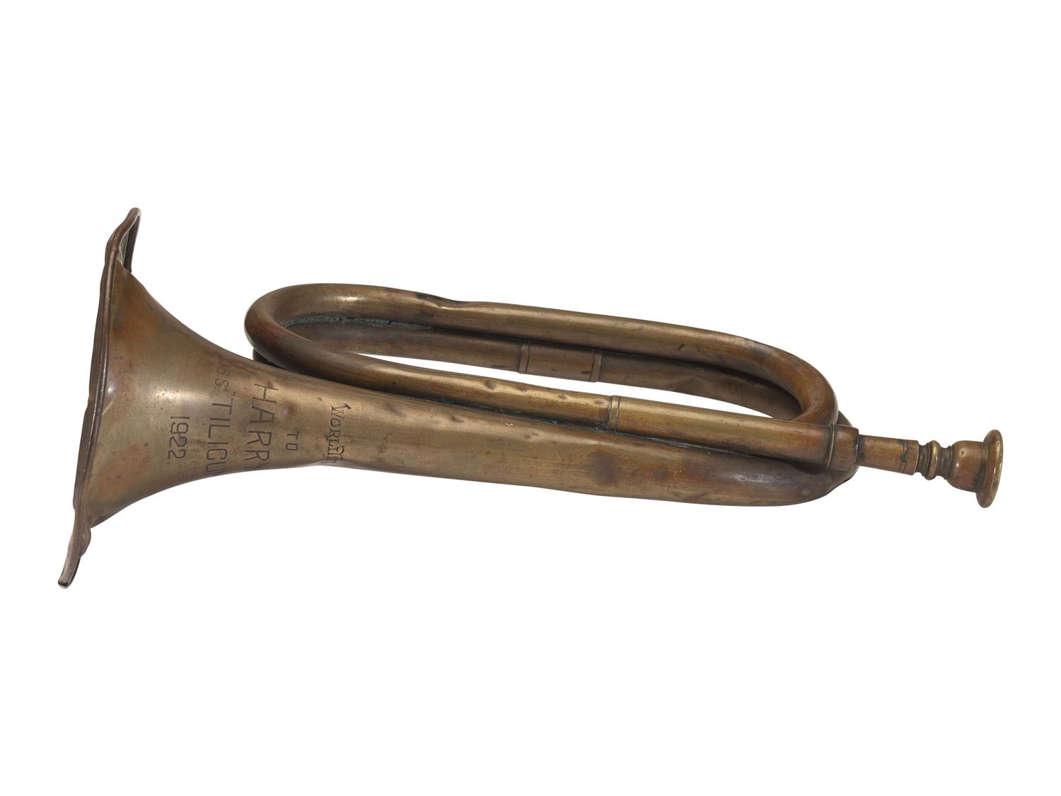[WORLD WAR I]. A pair of bugles, comprising: