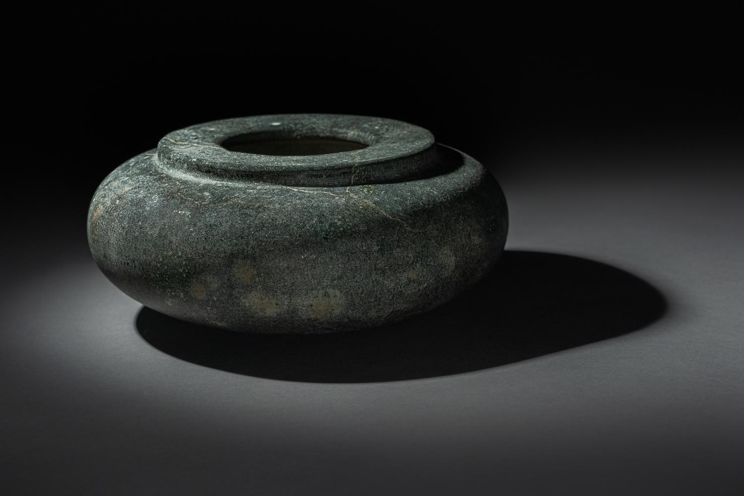 An Egyptian Basalt Vessel