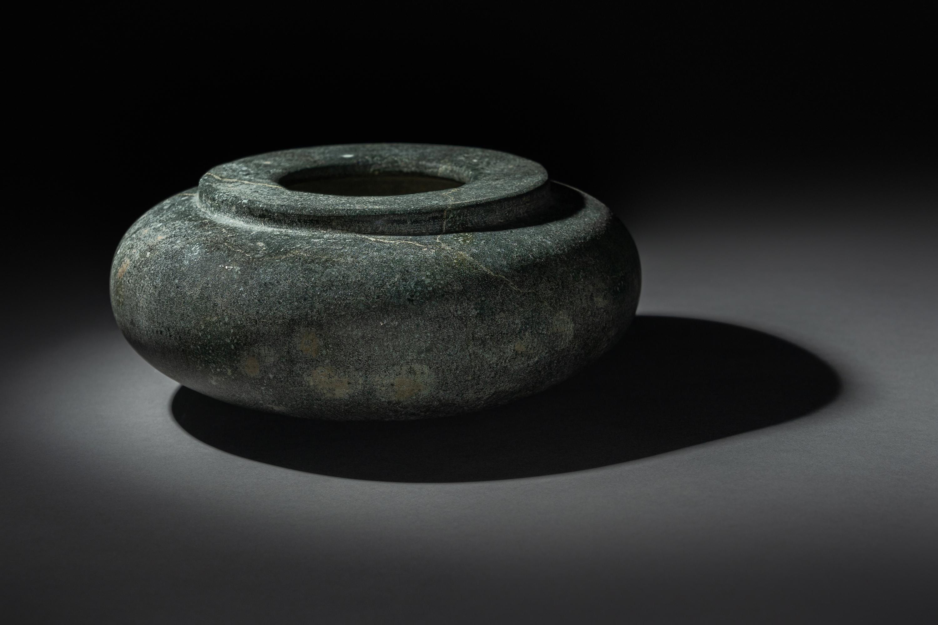 An Egyptian Basalt Vessel