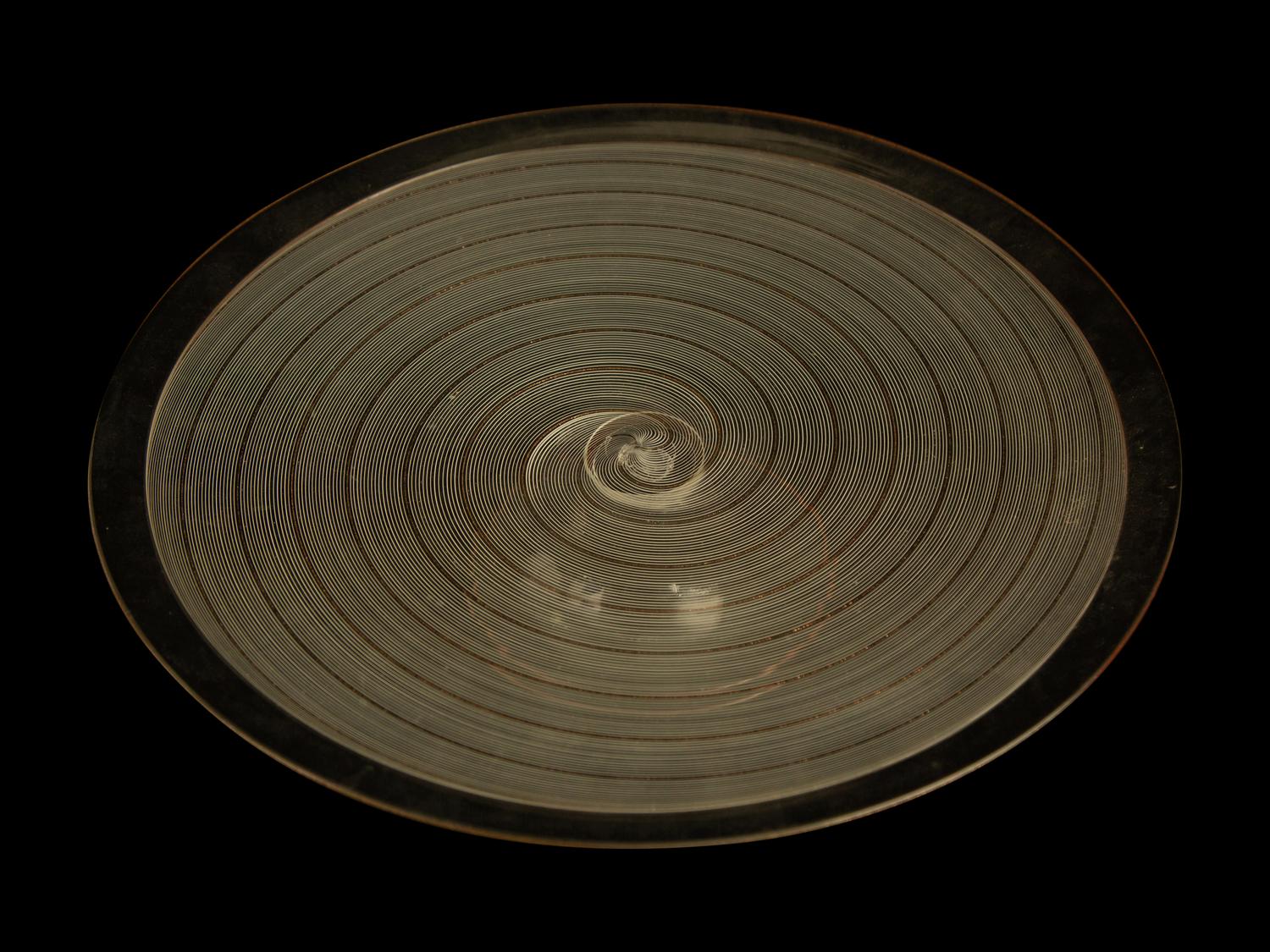 A Murano Glass Cake Stand