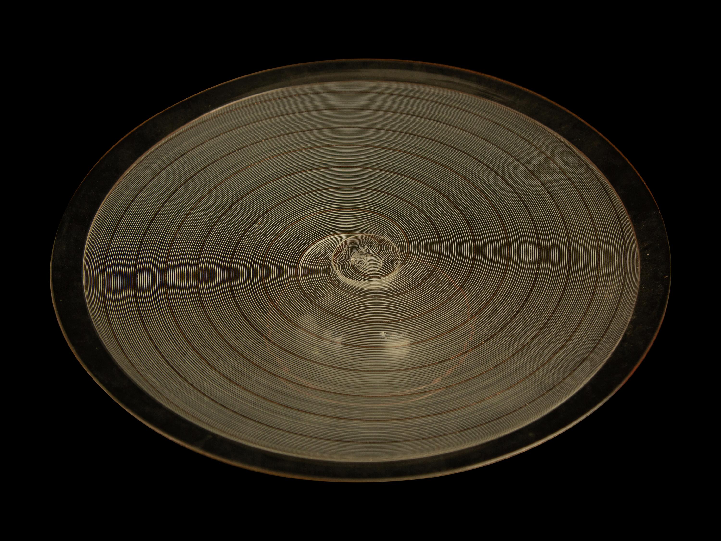 A Murano Glass Cake Stand