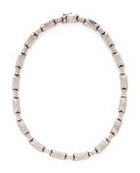 BULGARI, DIAMOND AND WHITE GOLD NECKLACE