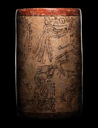 A Maya Codex Style Cylinder Vessel