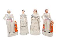 Four Staffordshire Figures — 19TH CENTURY