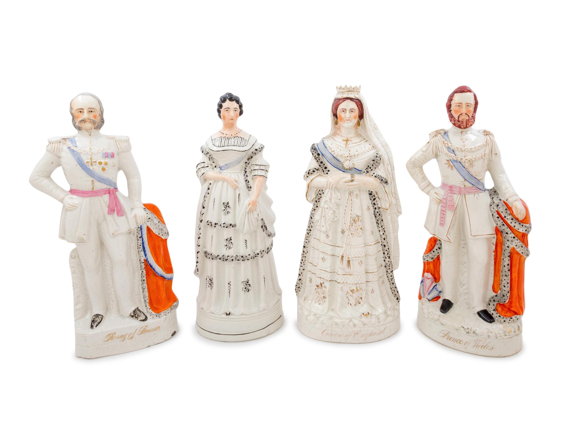 Four Staffordshire Figures — 19TH CENTURY