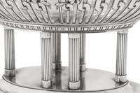 A German Silver Pedestal Center Bowl