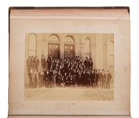 [EARLY PHOTOGRAPHY]. Two illustrated albums, incl. Yale and University of Michigan.