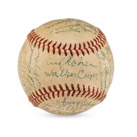A 1958 Indianapolis Indians / Denver Bears Multi Signed Baseball