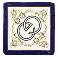 A Pair of Gucci Silk Scarves, 35" x 35".