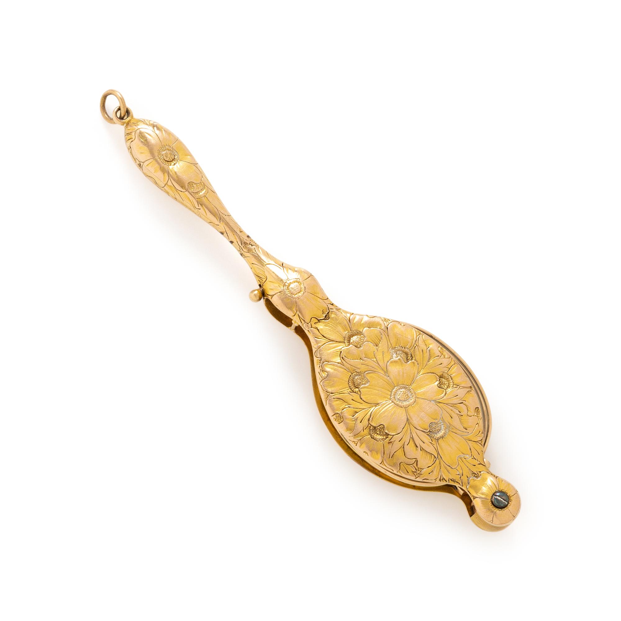 YELLOW GOLD LORGNETTE