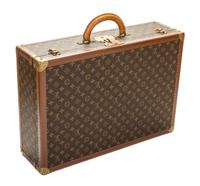A Louis Vuitton Monogram Canvas Bisten 60 Suitcase, 23.6" x 16.5" x 7.1".