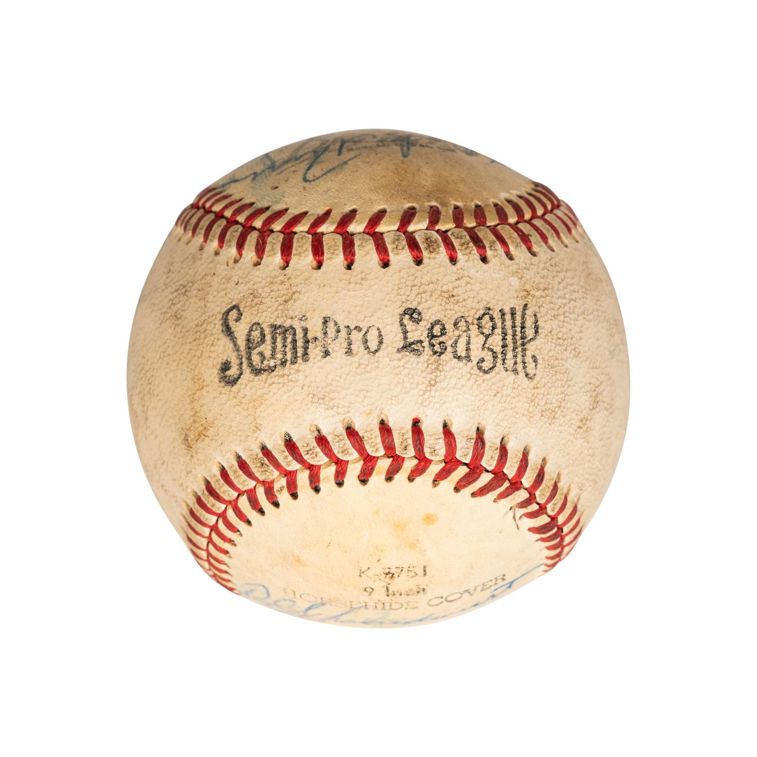 A Group of Signed Autograph Baseballs and One Signed Autograph Softball,