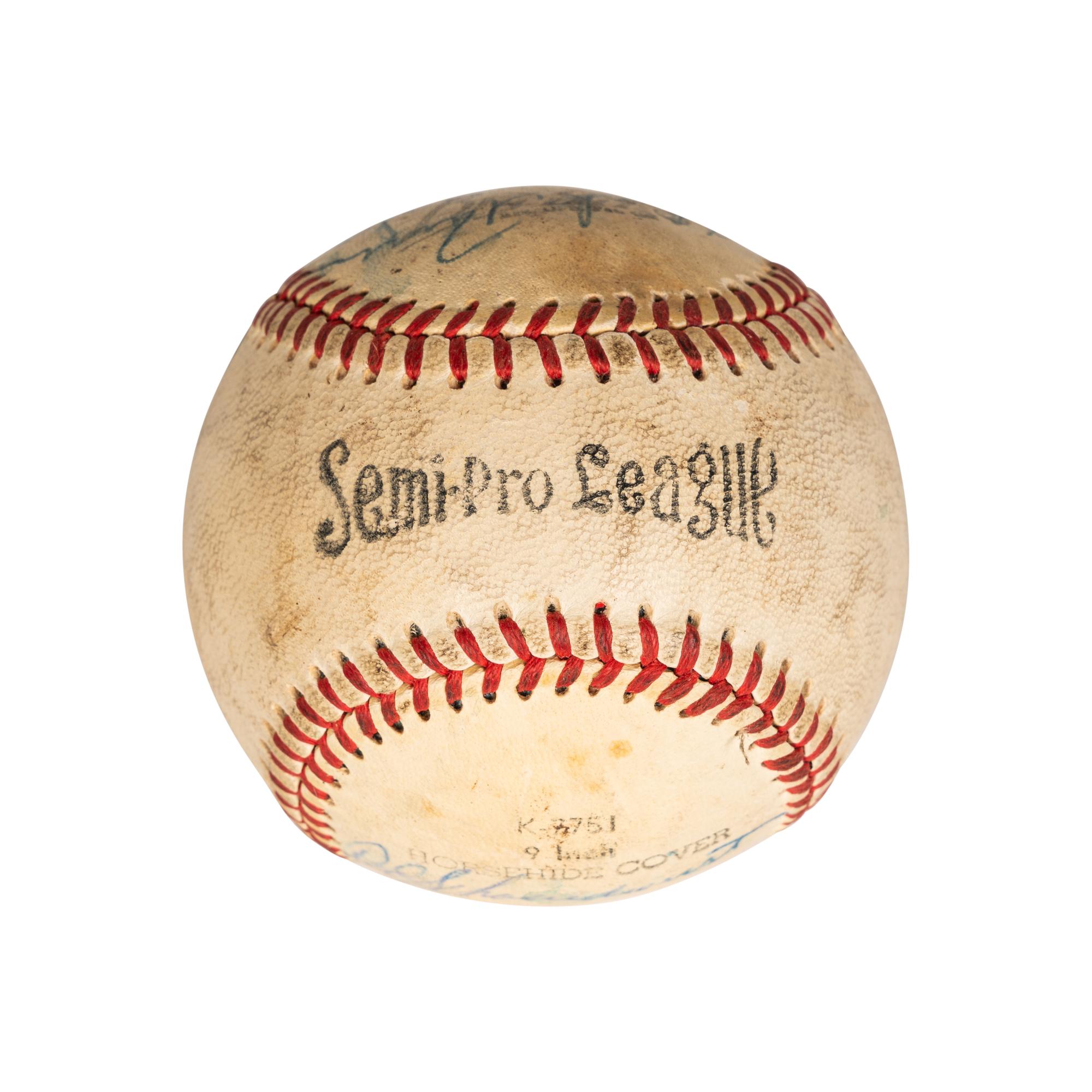 A Group of Signed Autograph Baseballs and One Signed Autograph Softball,