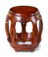 A Chinese Carved End Table