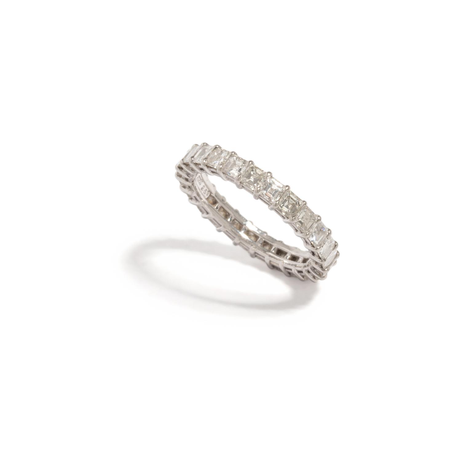 PLATINUM AND DIAMOND ETERNITY BAND