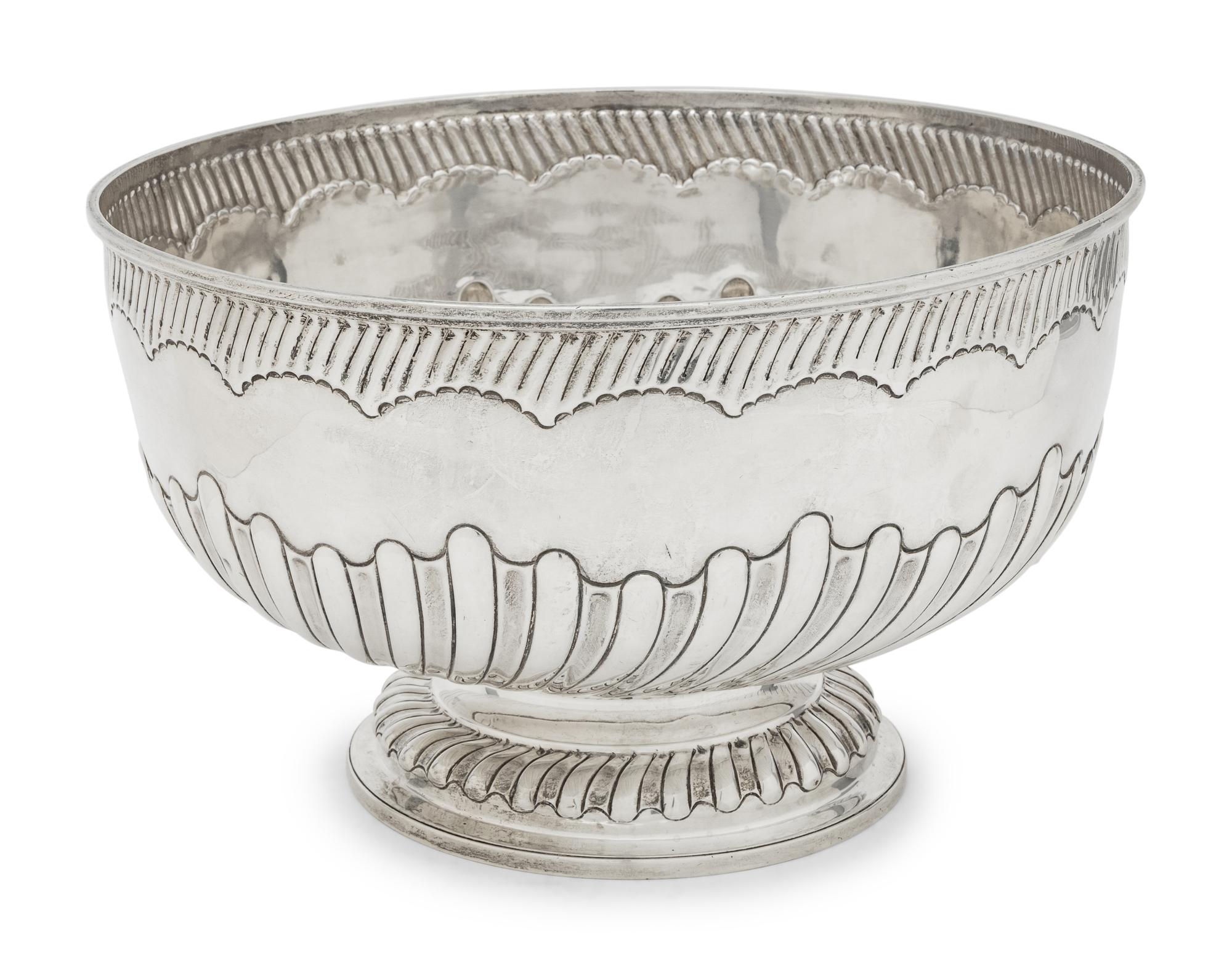 A George III Silver Punch Bowl