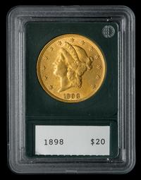 A United States 1898 Liberty Head $20 Gold Coin
