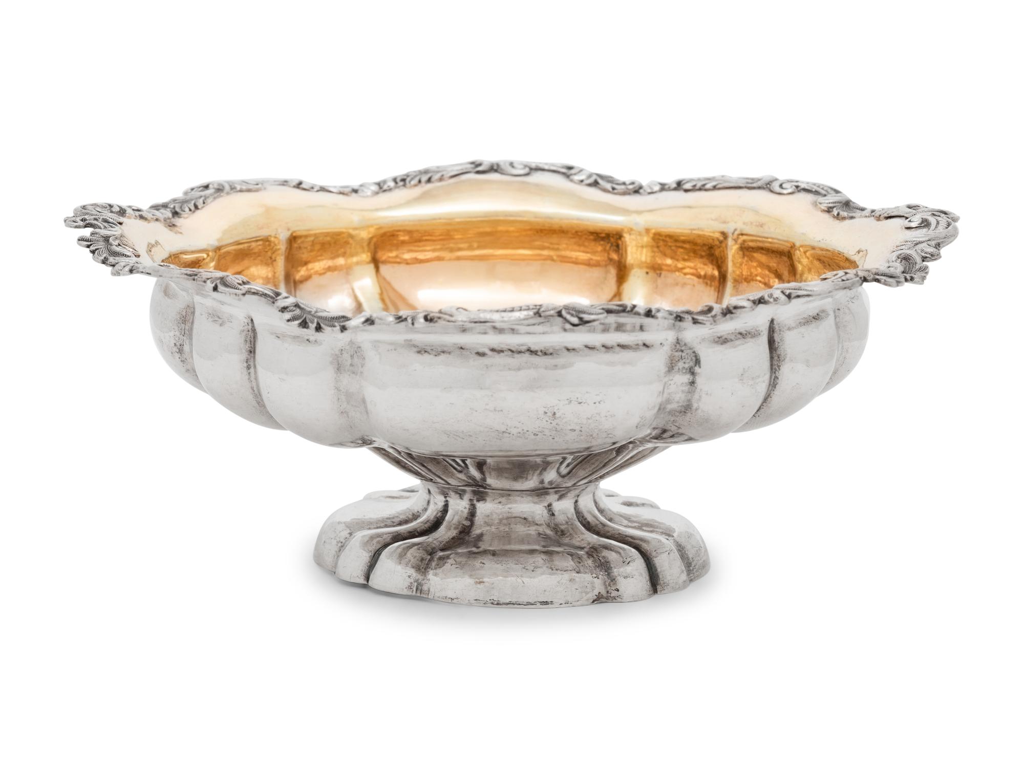 A Russian Silver Footed Bowl