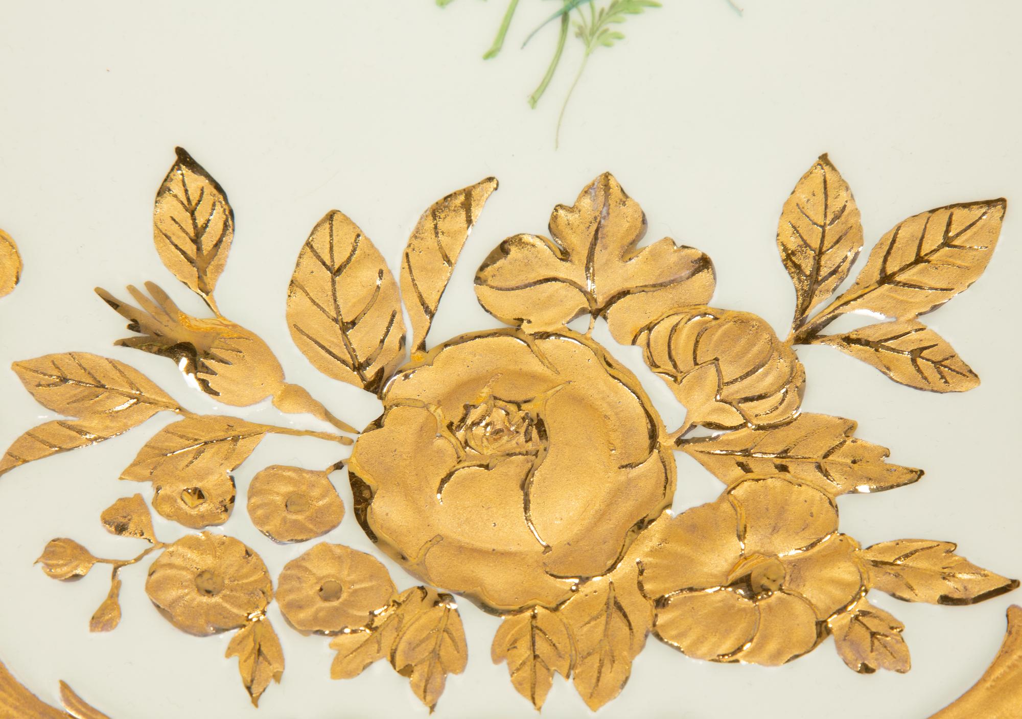 A Collection of Meissen Porcelain Tableware