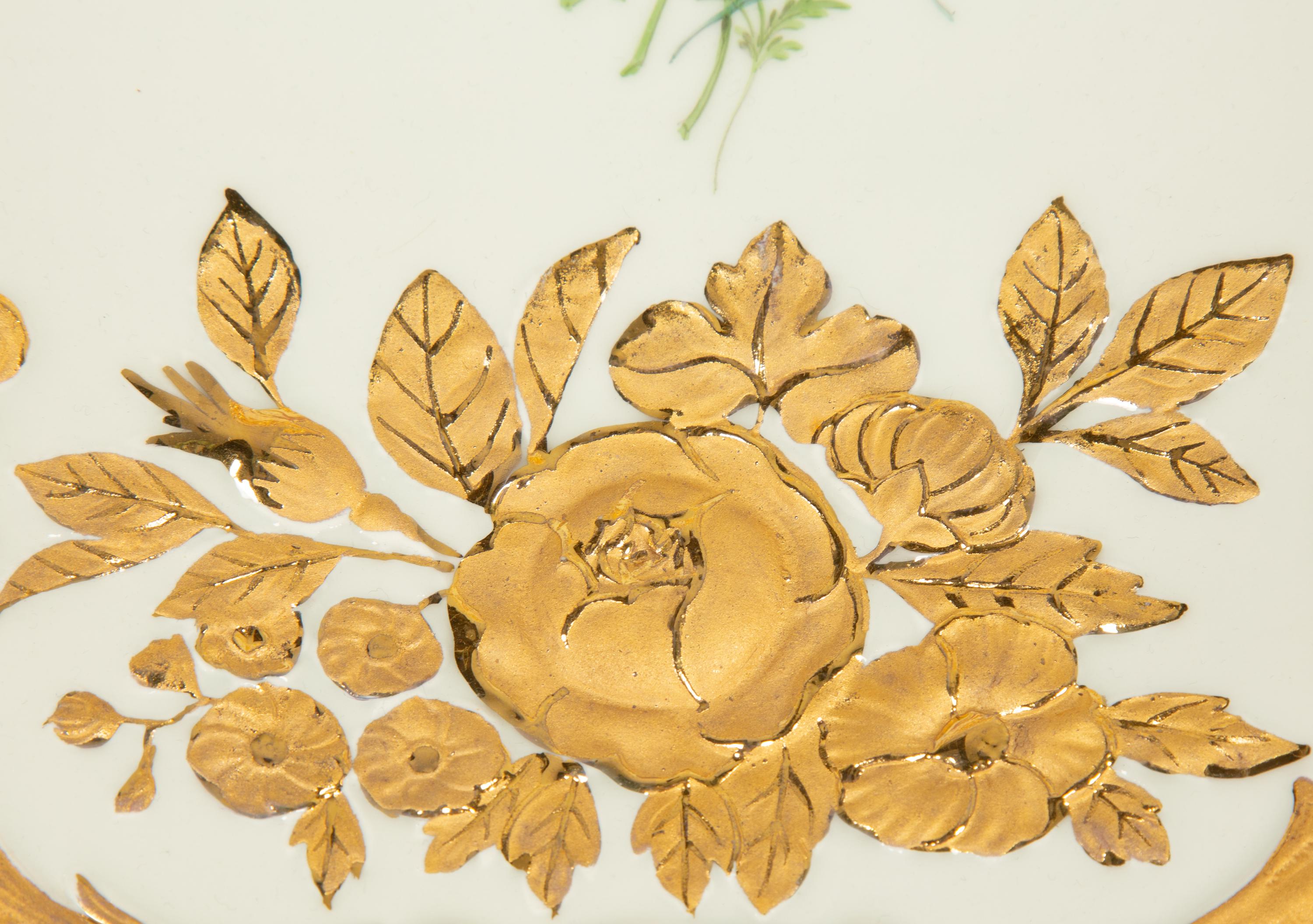 A Collection of Meissen Porcelain Tableware