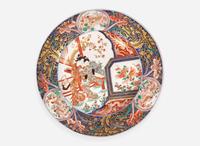 A richly-decorated Imari porcelain charger, Edo period, 18th century 有田燒瓷盤 江戶 十八世紀