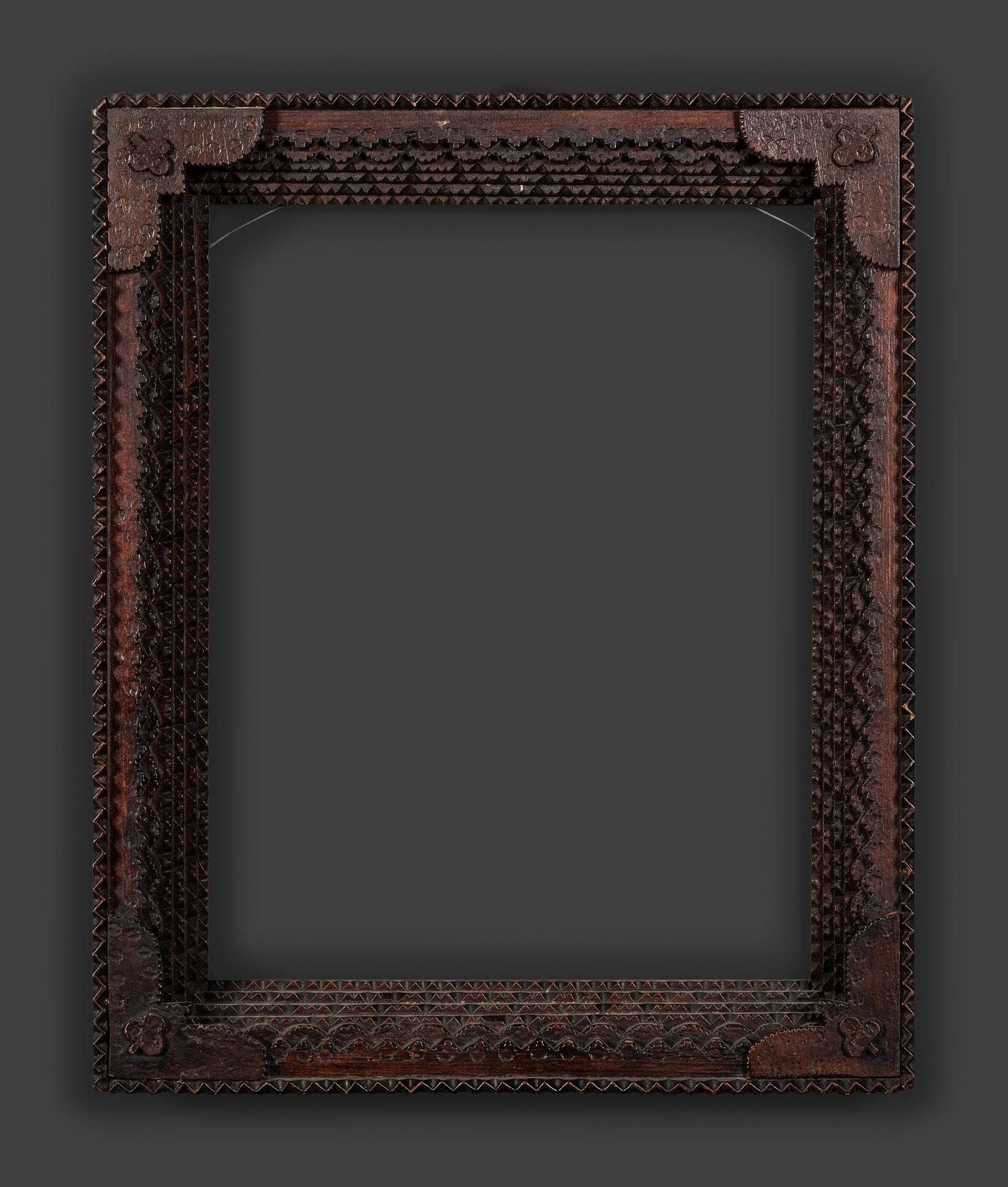 Four Tramp Art Frames