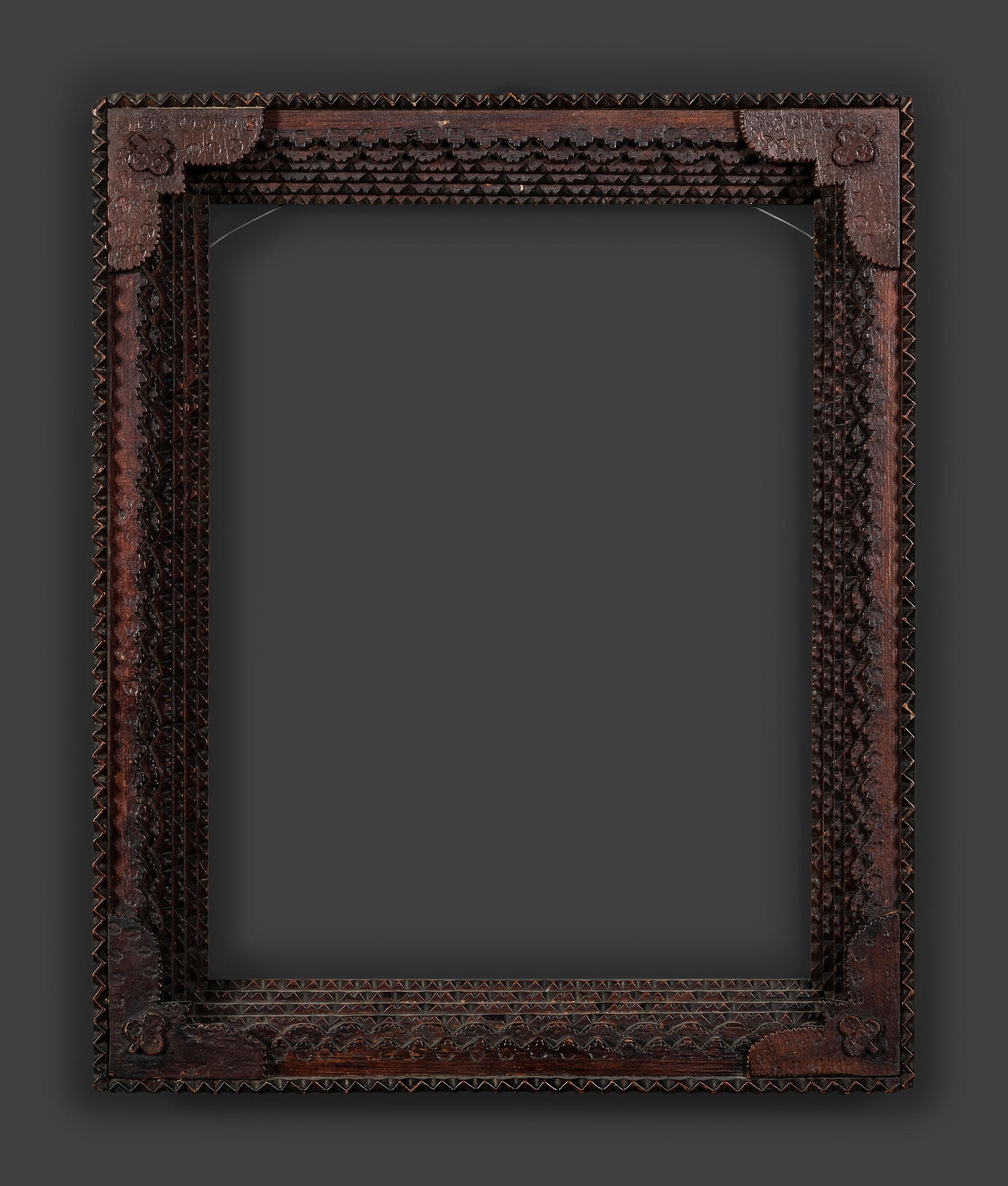 Four Tramp Art Frames