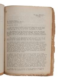 [NATIVE AMERICAN]. Papers associated with the Sioux, Assiniboine, and Ponca Nations, ca early 1900s.