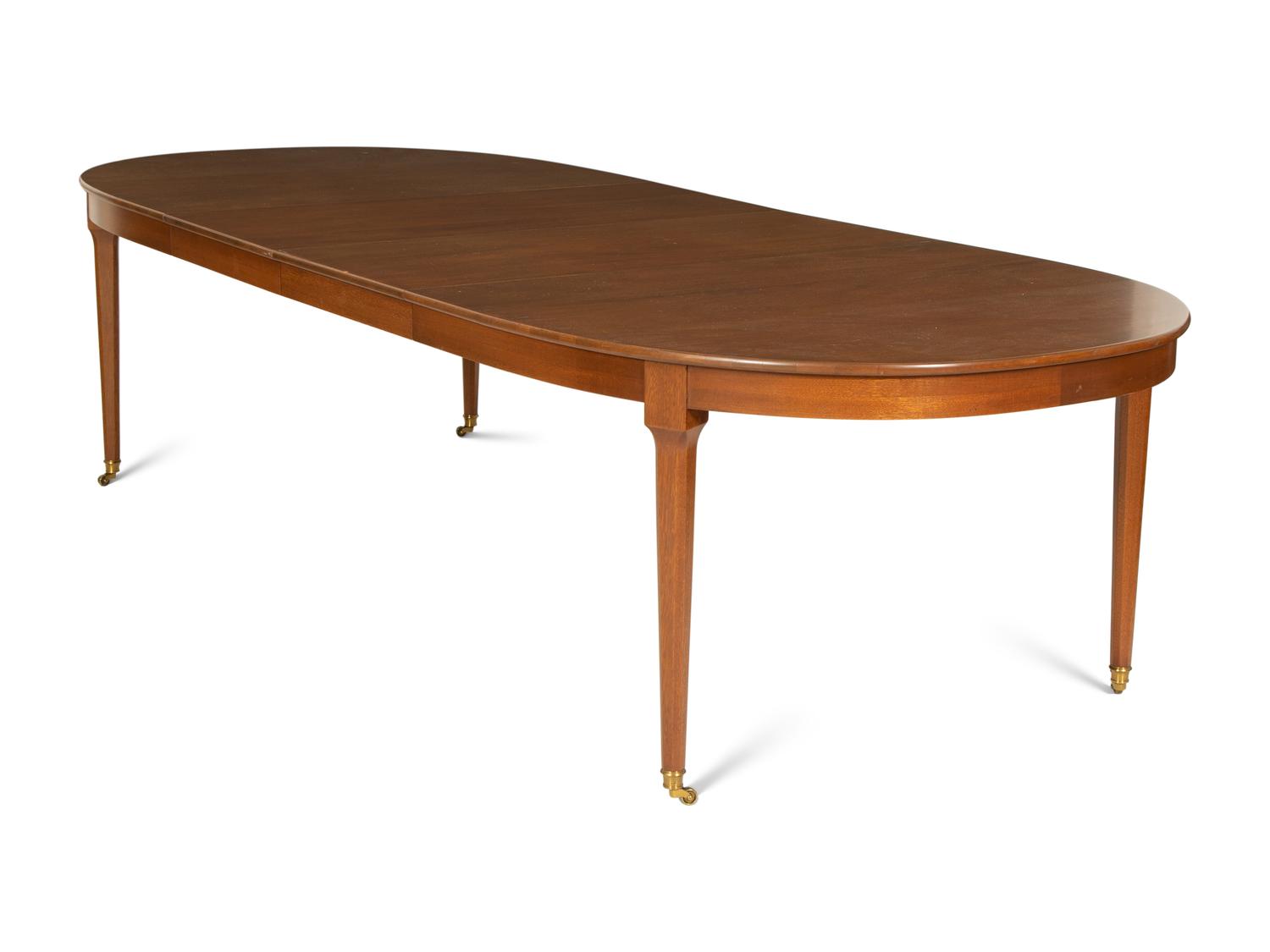 A Mahogany Oval Dining Table