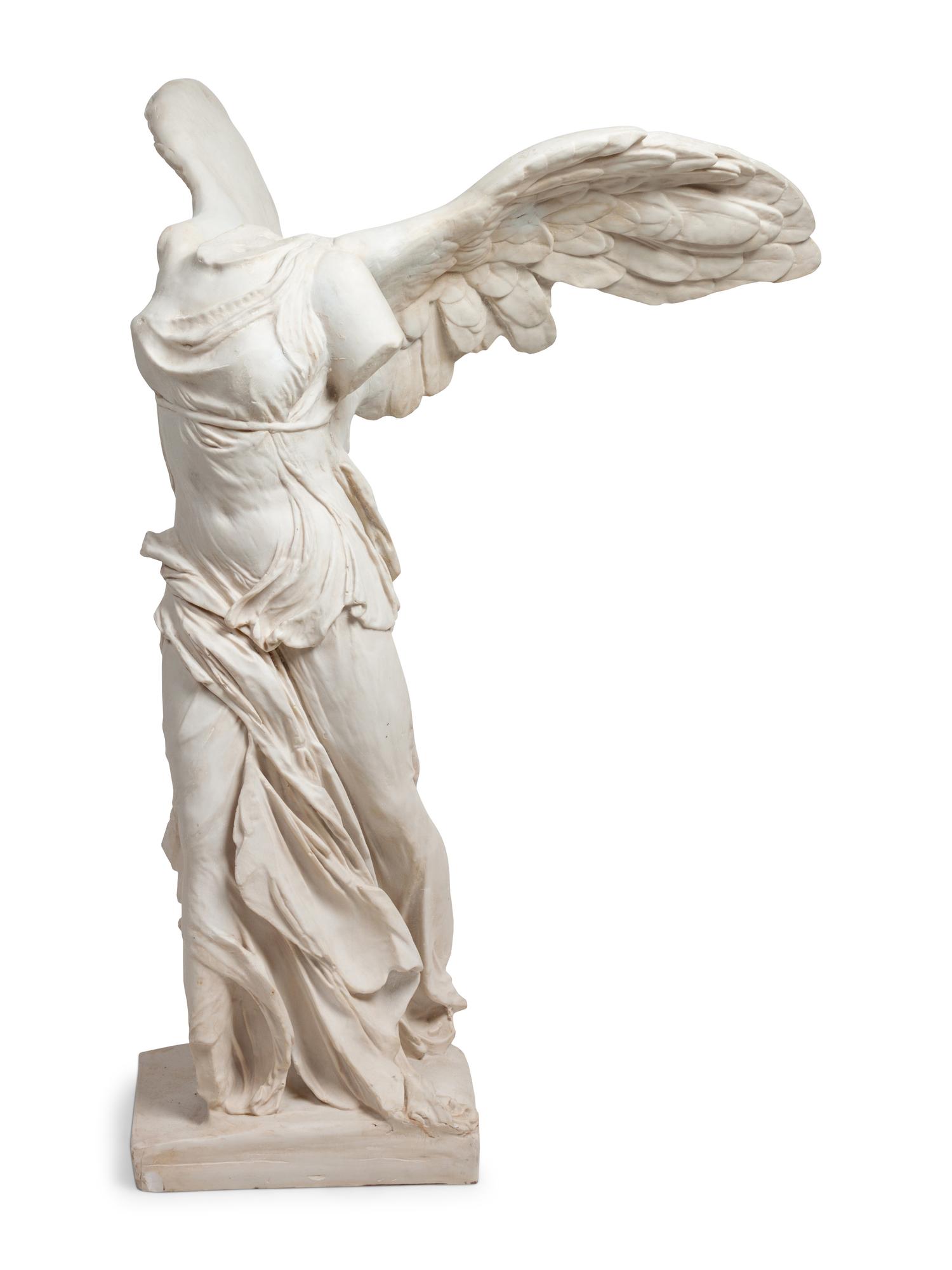 Two Composition Winged Victory Statues