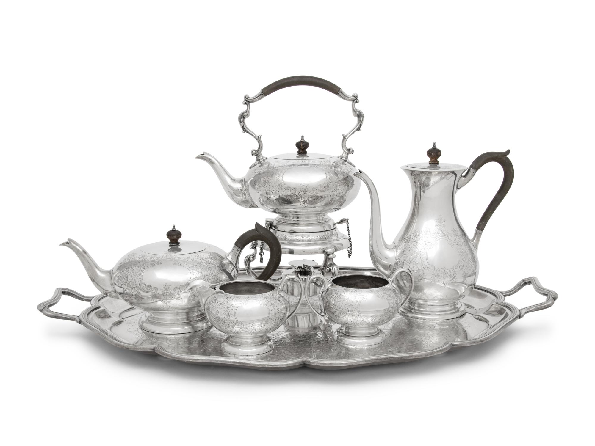 A Canadian Silver Five-Piece Tea and Coffee Service