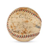 A 1931 Boston Red Sox Team Signed Autograph Baseball (Beckett Authentication Services)