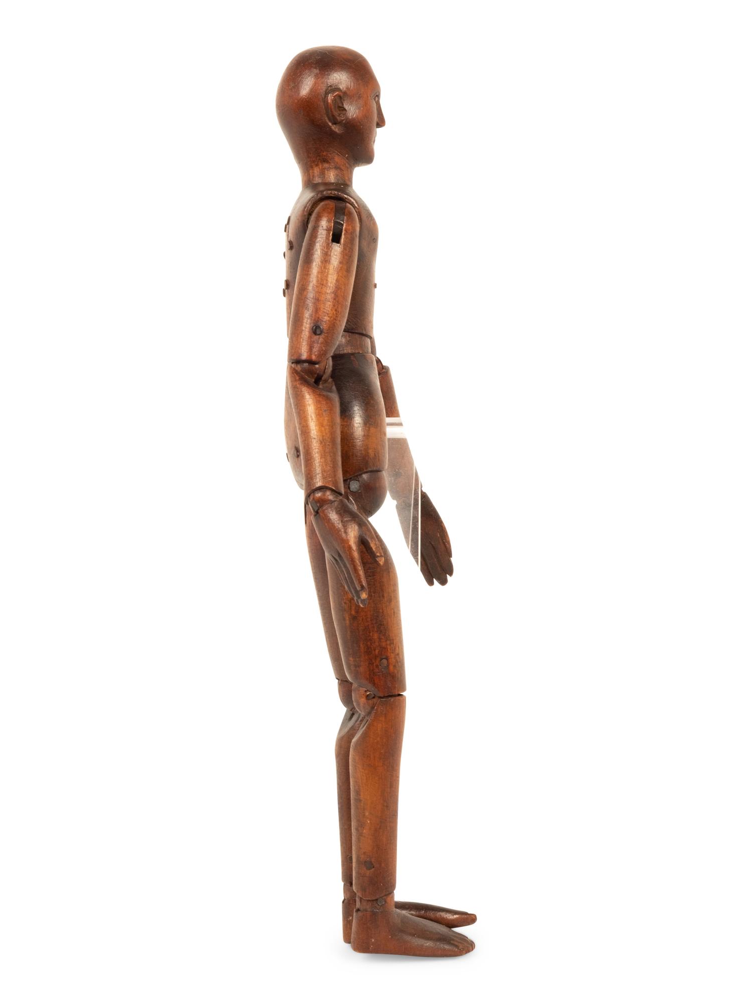 An Articulated Wooden Artist's Model