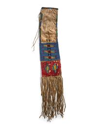 Sioux Beaded Hide Tobacco Bag