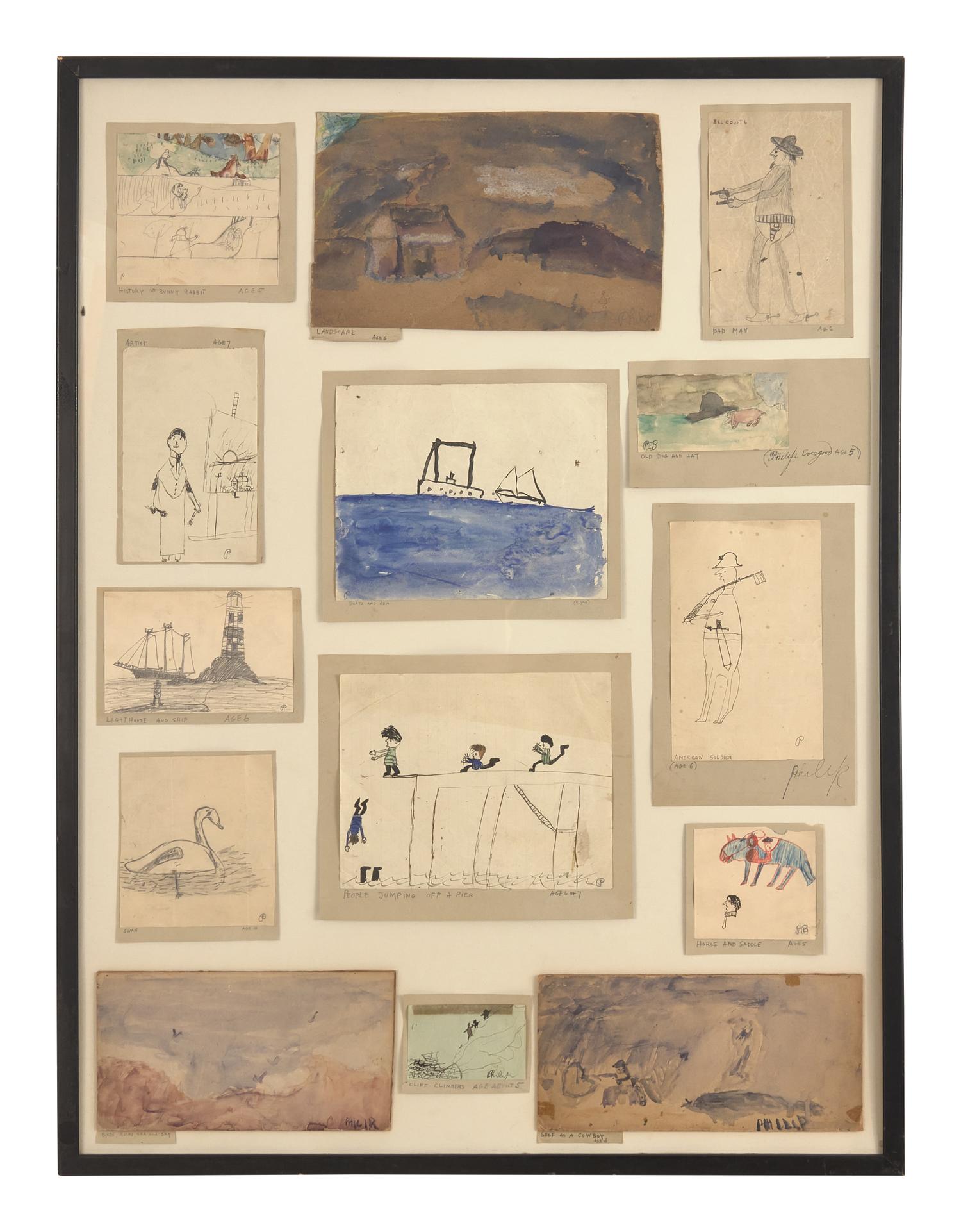 History of Bunny Rabbit and Thirteen Other Childhood Drawings (14)