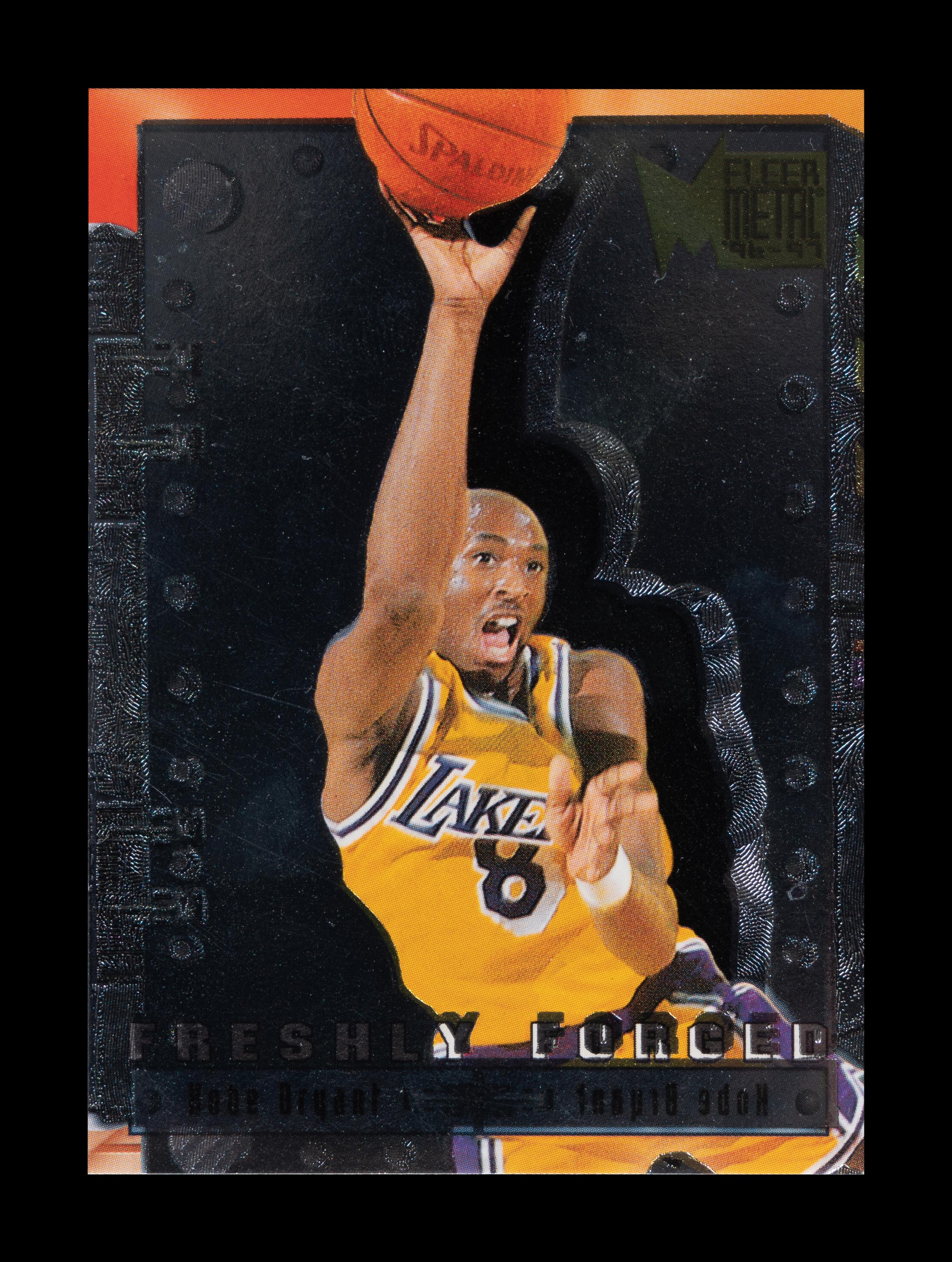A 1996-97 Fleer Metal Kobe Bryant Freshly Forged Basketball Card No. 3