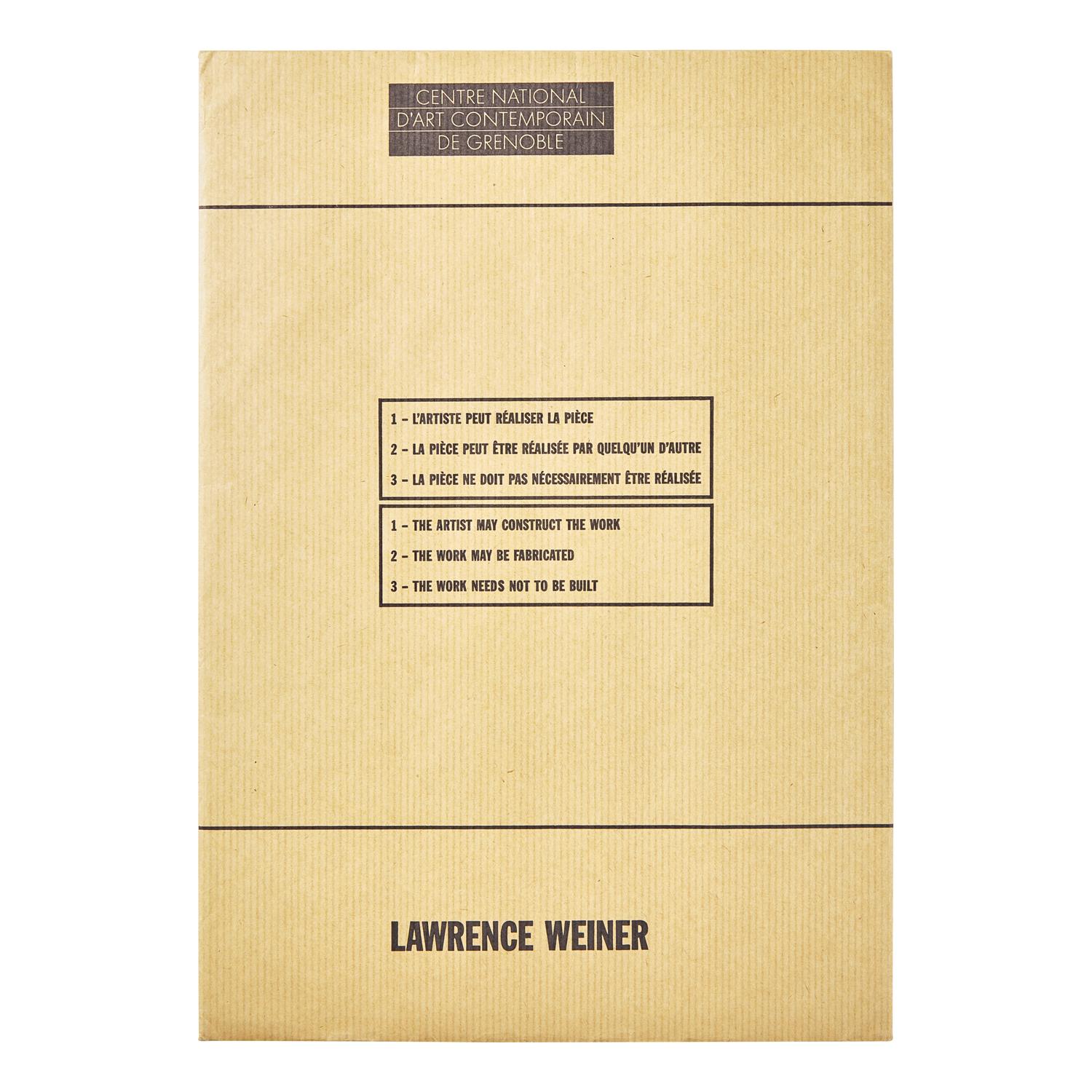 Une boit faite en bois sur les cendres d'une boite faite en bois , 1987