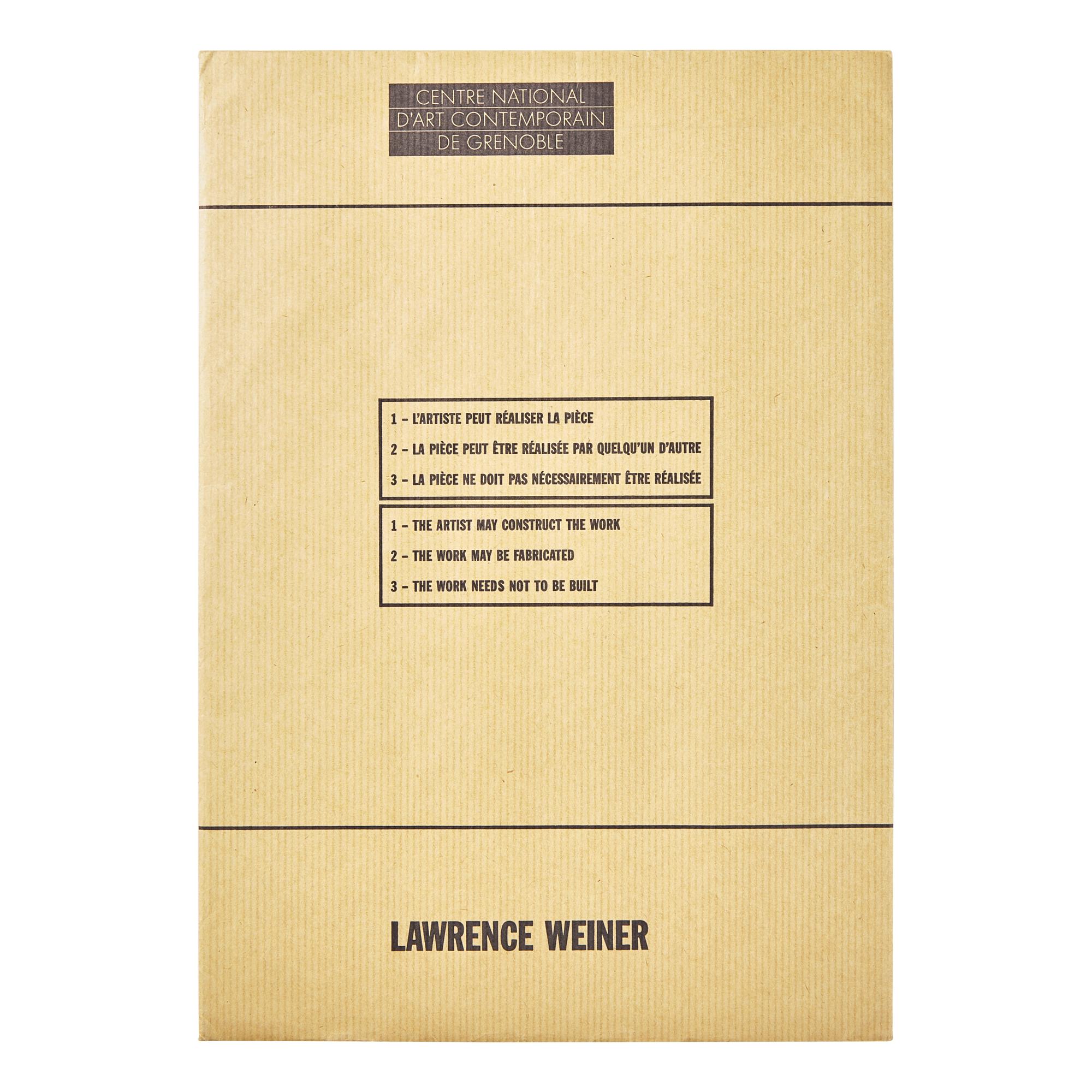 Une boit faite en bois sur les cendres d'une boite faite en bois , 1987