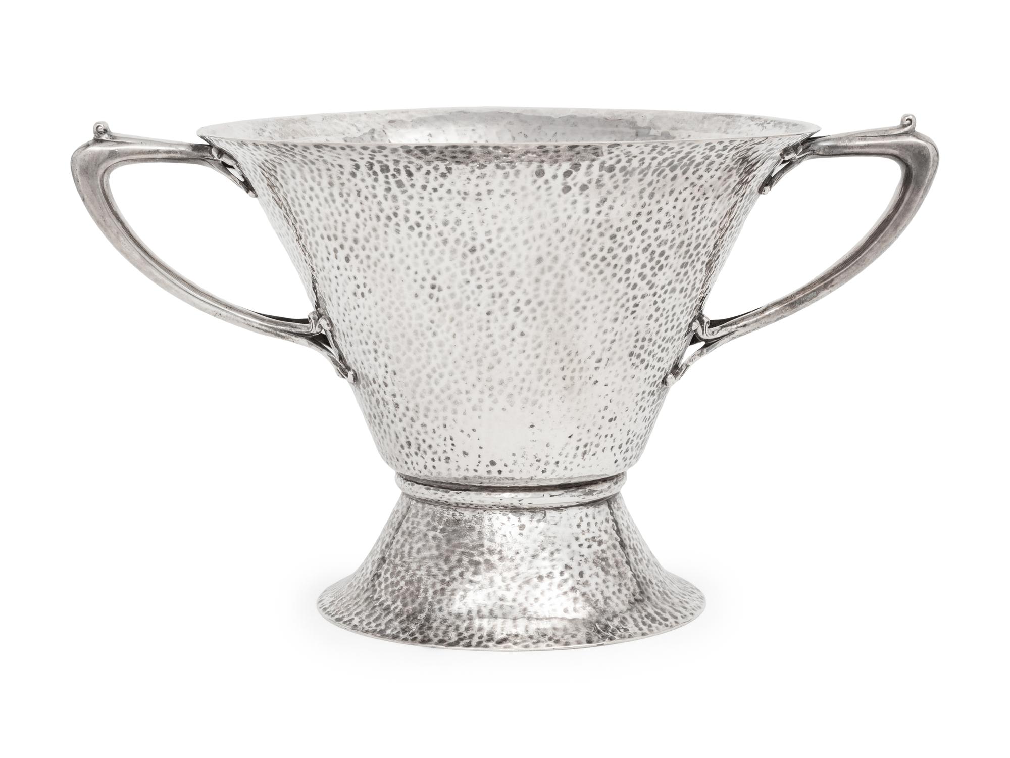 An English Arts and Crafts Silver Wine Cooler