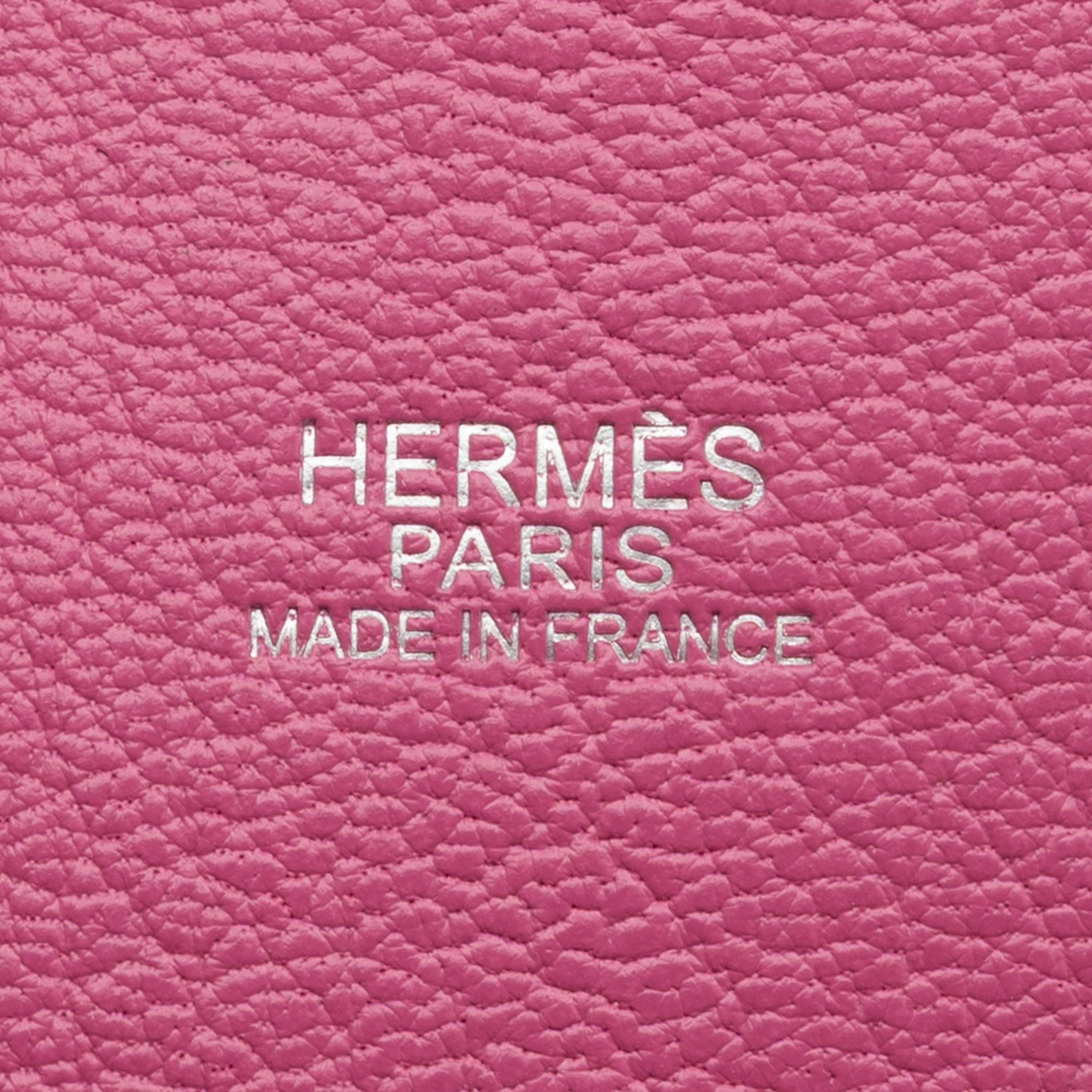 Hermès, Bolide 31 in Fuchsia Chevre Mysore
