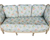 A Louis XVI Cream-Painted Lit du Jour