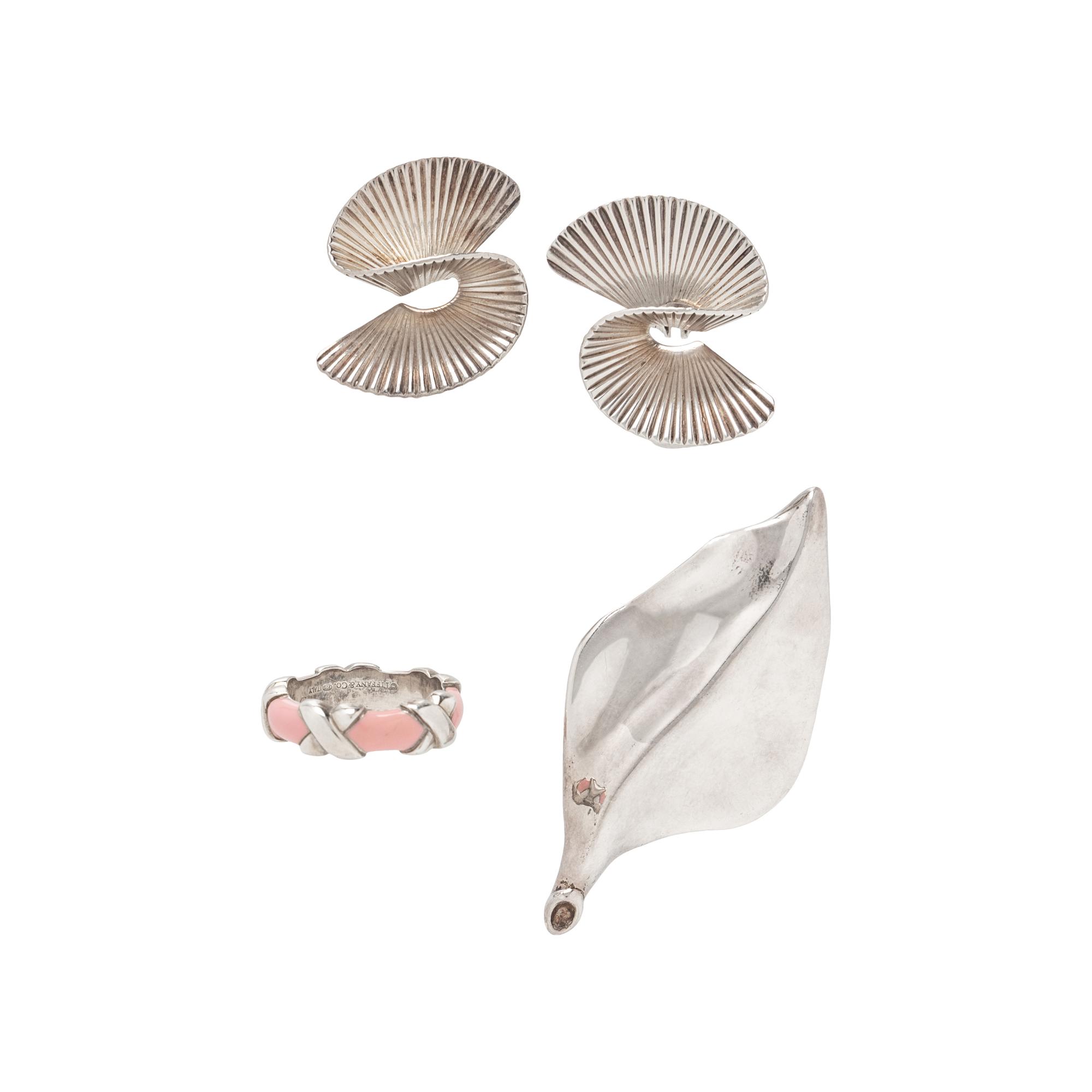 TIFFANY & CO., COLLECTION OF STERLING SILVER JEWELRY