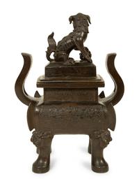 Two Chinese Bronze Articles — 19TH CENTURY